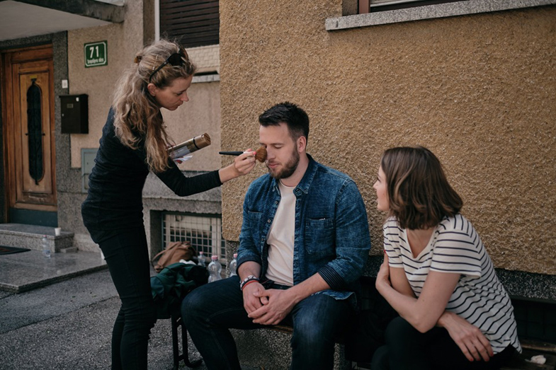 Maskerka med ličenjem za slovenski kratki film.